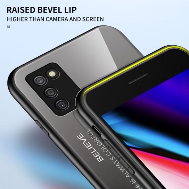 Capa Para Samsung Galaxy A03s Olá Vidro Temperado