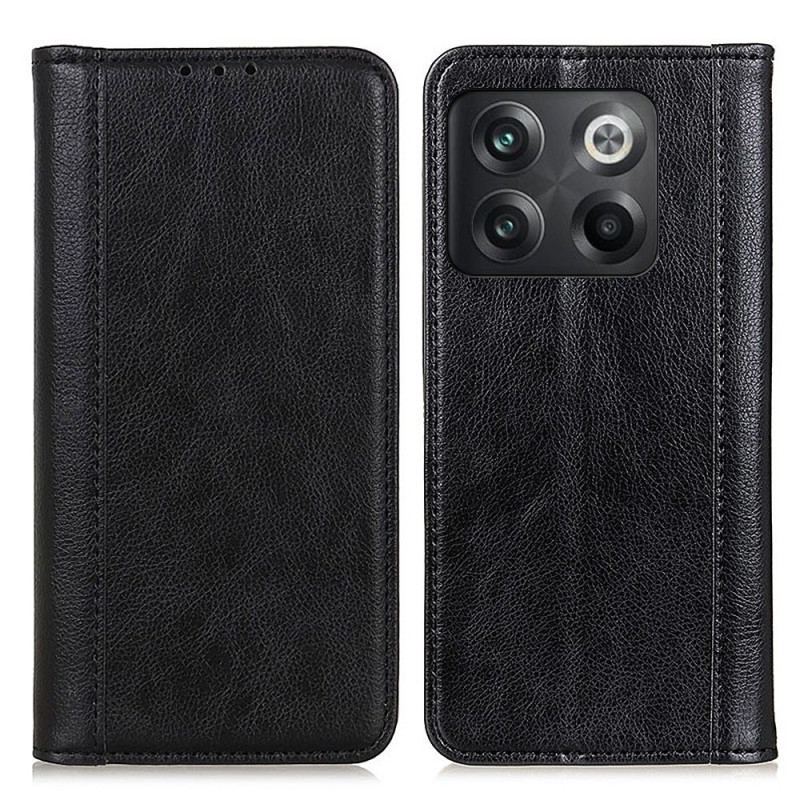 Capa De Celular Para OnePlus 10T 5G Flip Couro Rachado Versão Colorida