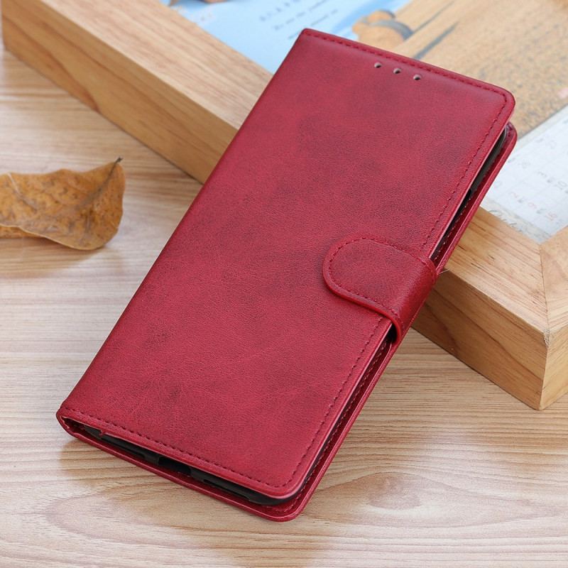 Capa Flip Para OnePlus 10T 5G Couro Sintético Fosco