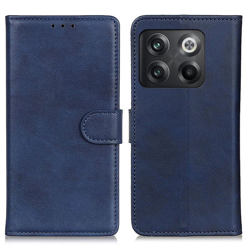 Capa Flip Para OnePlus 10T 5G Couro Sintético Fosco