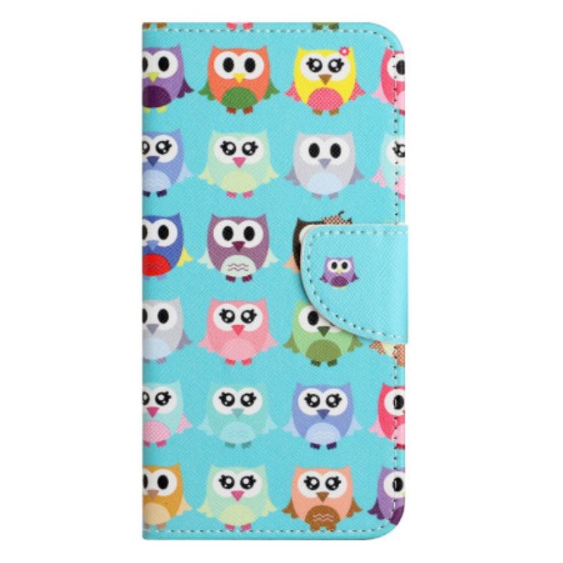 Capa Flip Para OnePlus 10T 5G Gangue Coruja