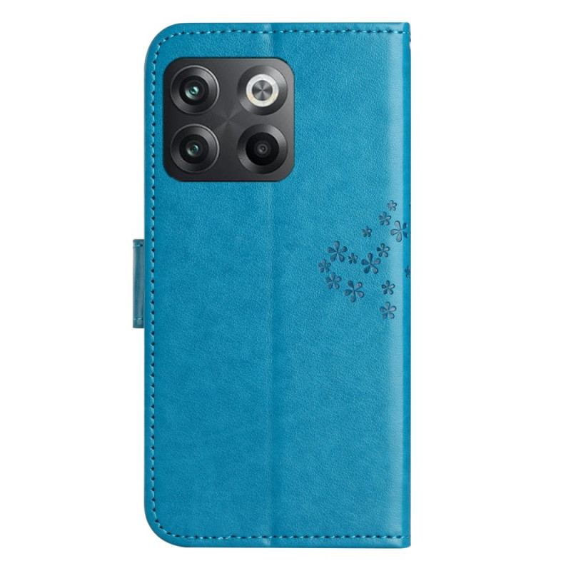 Capa Folio Para OnePlus 10T 5G De Cordão Árvore Coruja Strappy
