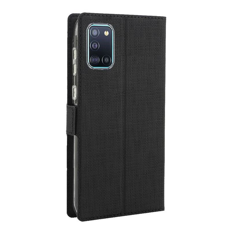 Capa De Celular Para Samsung Galaxy A31 Flip Vili Dmx Texturizado