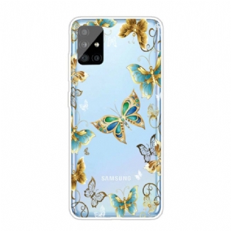 Capa De Celular Para Samsung Galaxy A31 Vôo De Borboletas