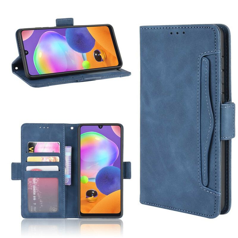 Capa De Couro Para Samsung Galaxy A31 Multi-card Premier Class