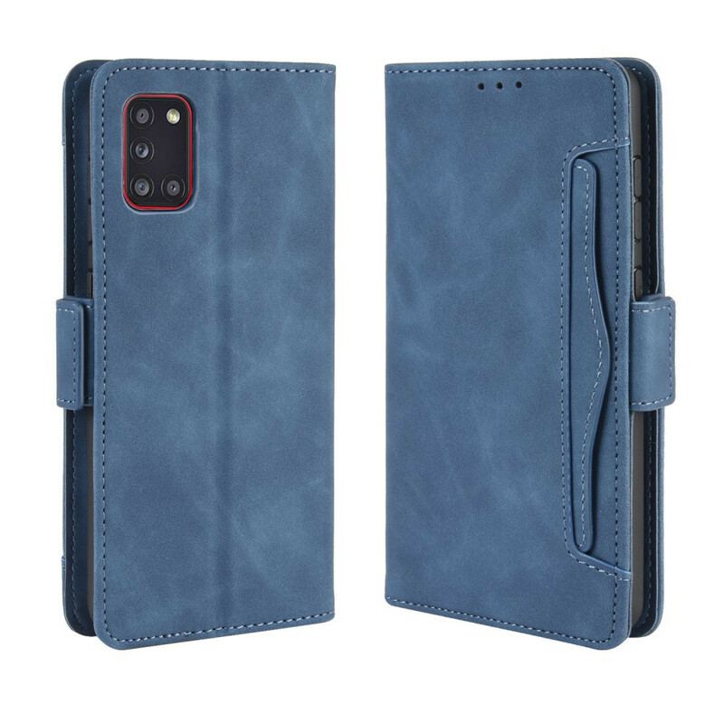 Capa De Couro Para Samsung Galaxy A31 Multi-card Premier Class