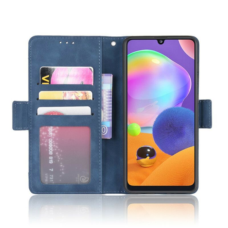 Capa De Couro Para Samsung Galaxy A31 Multi-card Premier Class