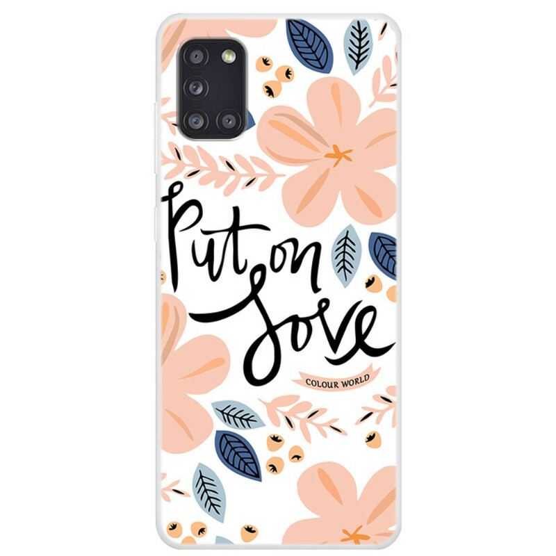 Capa Para Samsung Galaxy A31 Coloque Amor