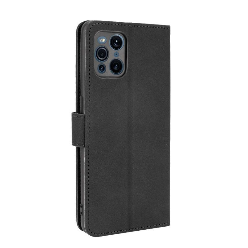 Capa Em Pele Para Oppo Find X3 Pro Toque De Pele
