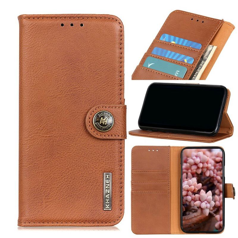 Capa Folio Para Oppo Find X3 Pro Imitação De Couro Khazneh