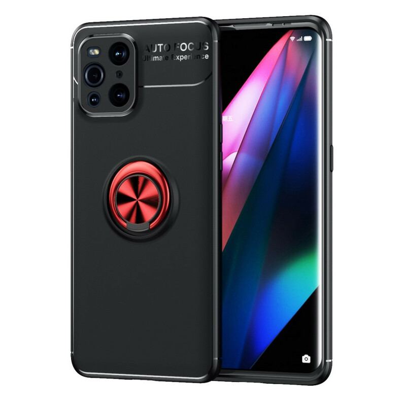 Capa Para Oppo Find X3 Pro Anel Giratório