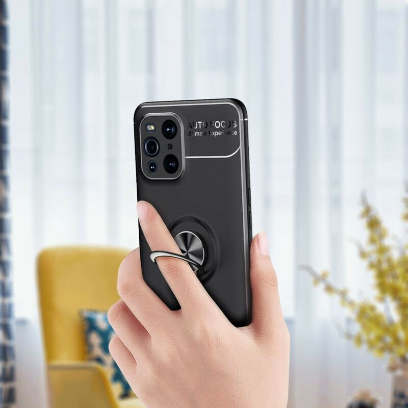 Capa Para Oppo Find X3 Pro Anel Giratório
