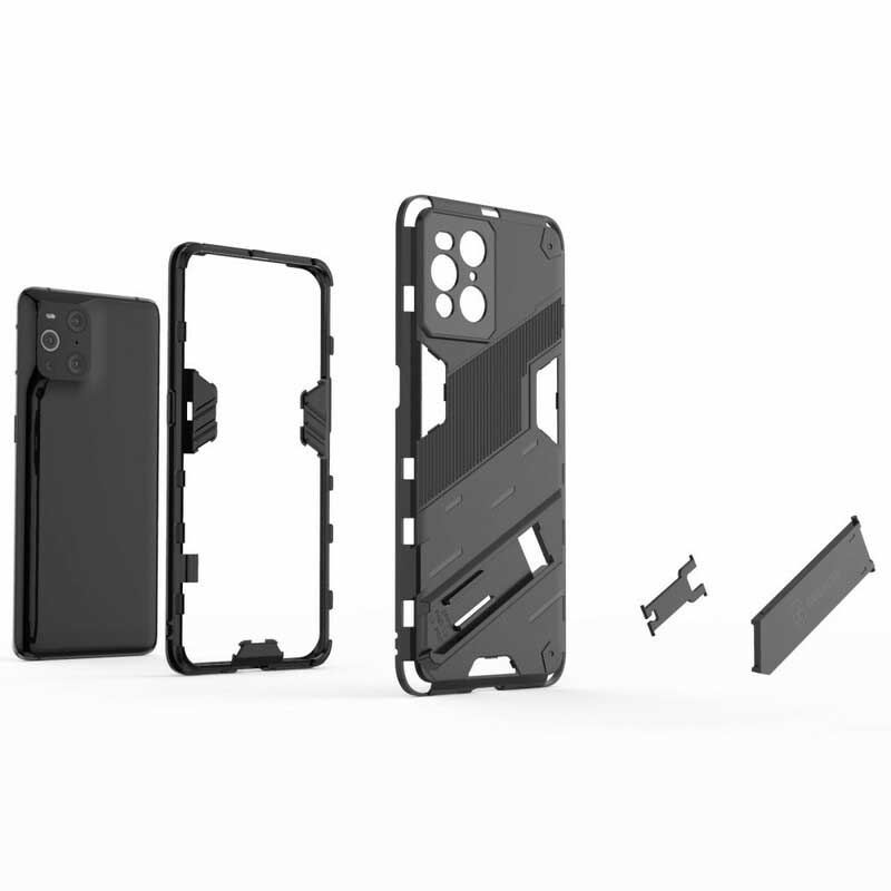 Capa Para Oppo Find X3 Pro Suporte Destacável De Duas Posições Mãos-livres