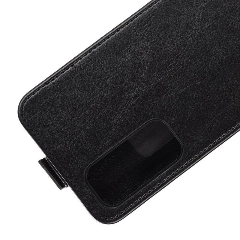 Capa Flip Para Huawei P Smart 2021 De Couro Efeito De Couro Com Aba Vertical