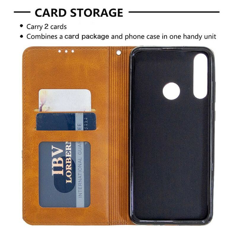 Capa De Celular Para Huawei Y6p Flip Estilo Do Artista