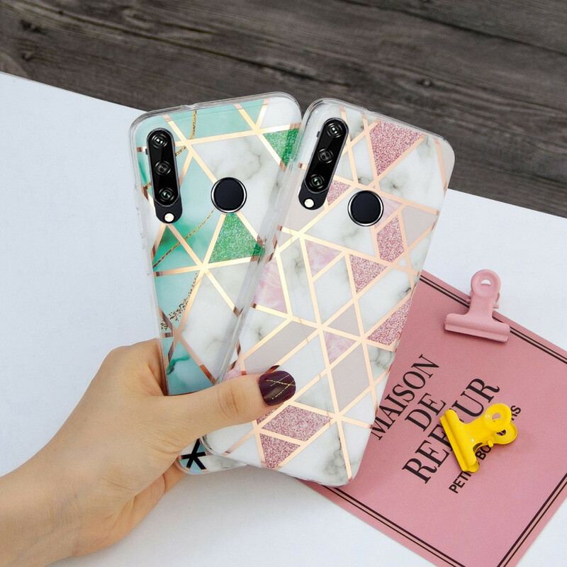 Capa Para Huawei Y6p Mármore Premium