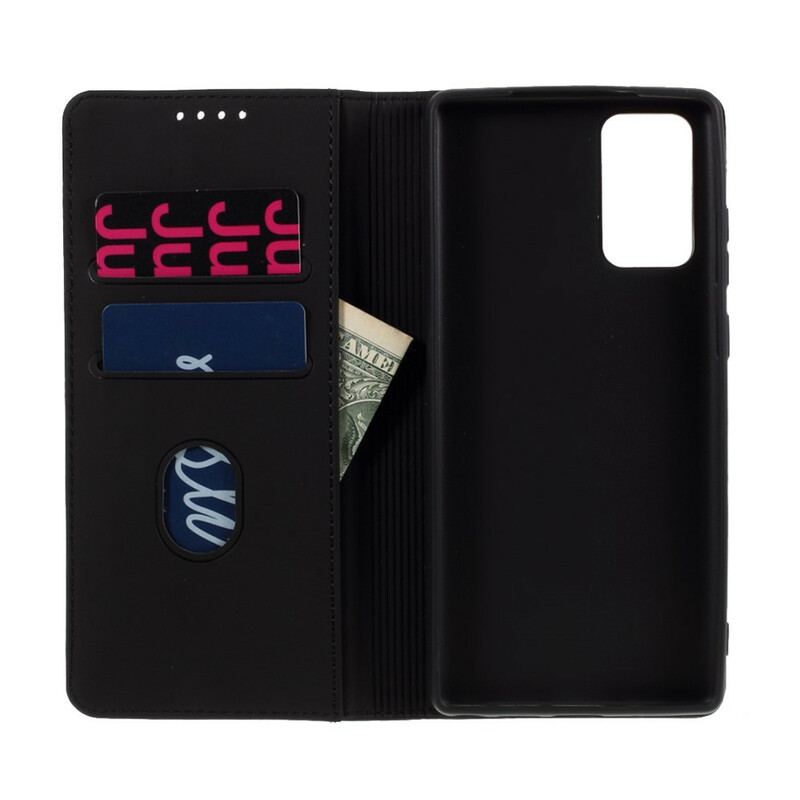 Capa De Celular Para Samsung Galaxy Note 20 Flip Suporte Para Cartão