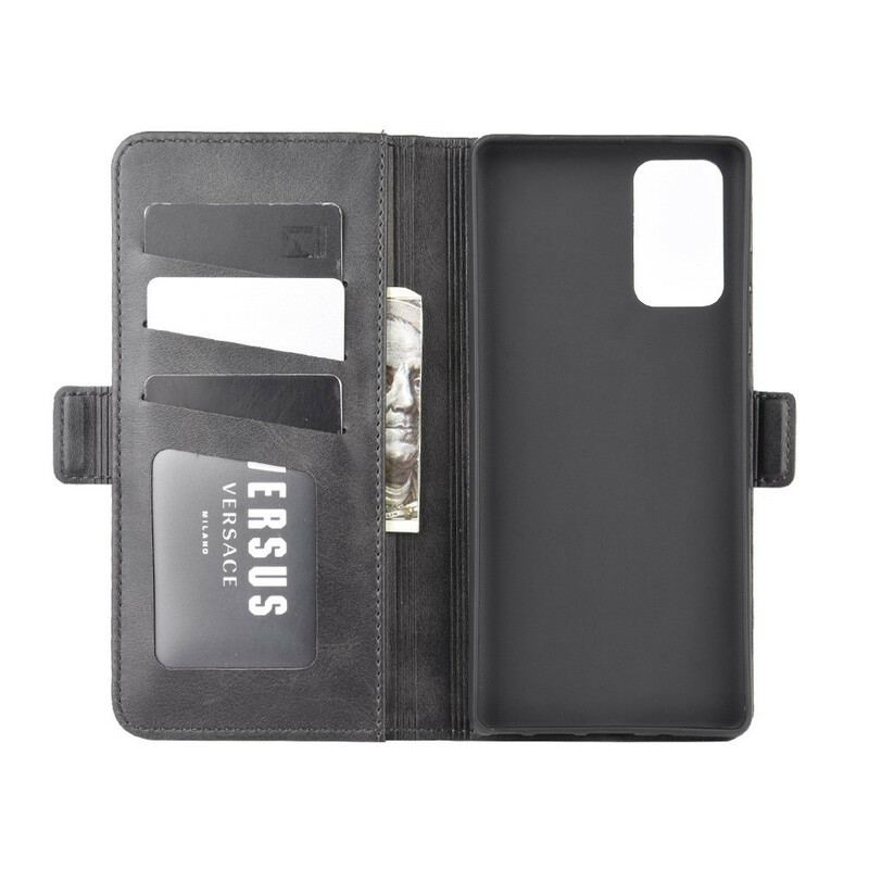 Capa Flip Para Samsung Galaxy Note 20 Fecho Magnético