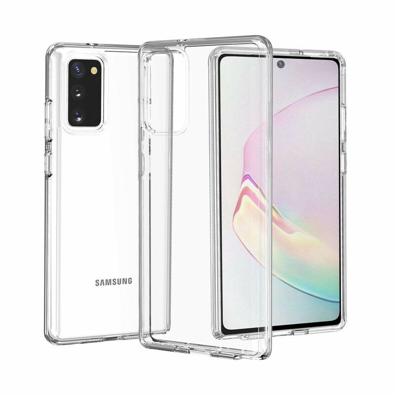 Capa Para Samsung Galaxy Note 20 Colorido Transparente