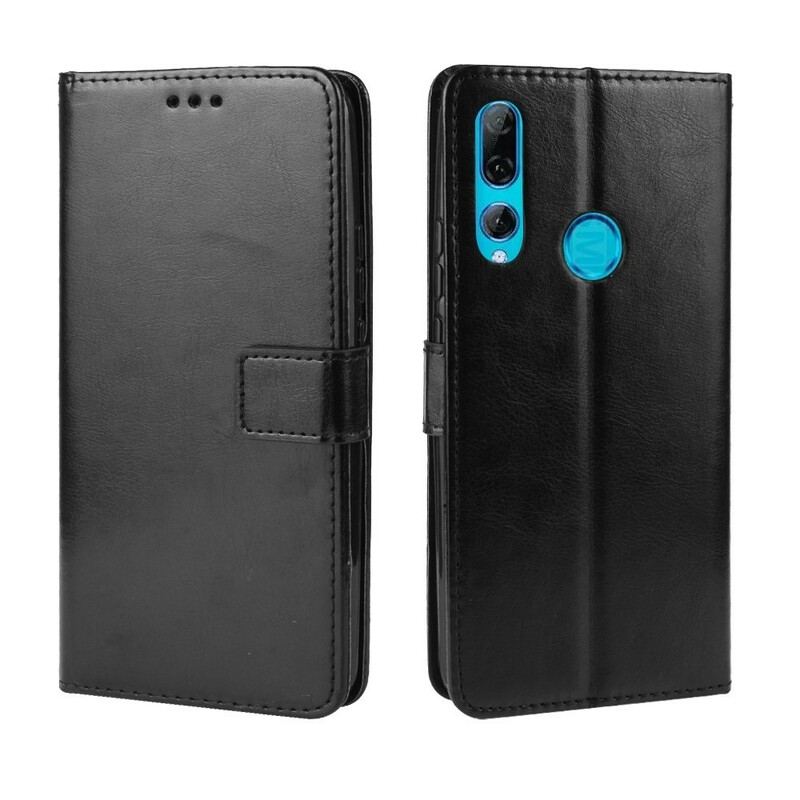Capa De Couro Para Huawei P Smart Z Couro Falso Chamativo