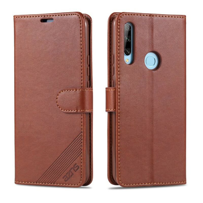 Capa De Couro Para Huawei P Smart Z Couro Sintético Azns