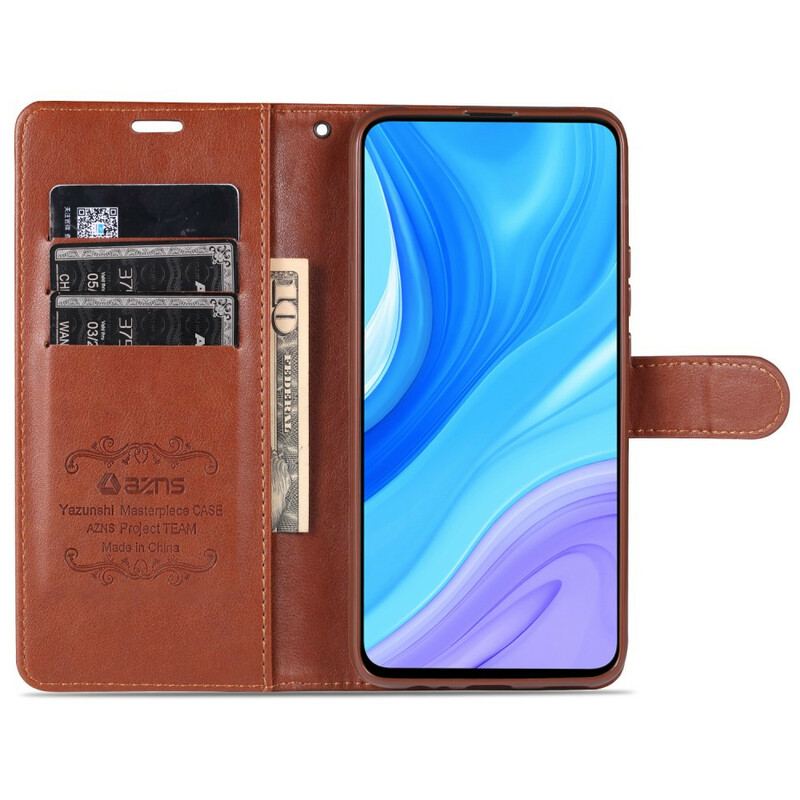 Capa De Couro Para Huawei P Smart Z Couro Sintético Azns