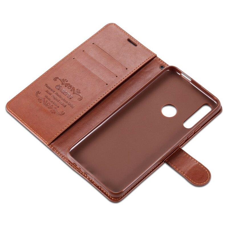 Capa De Couro Para Huawei P Smart Z Couro Sintético Azns