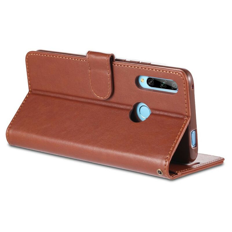 Capa De Couro Para Huawei P Smart Z Couro Sintético Azns
