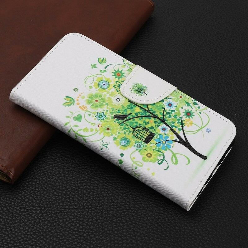 Capa Flip Para Huawei P Smart Z Árvore Verde