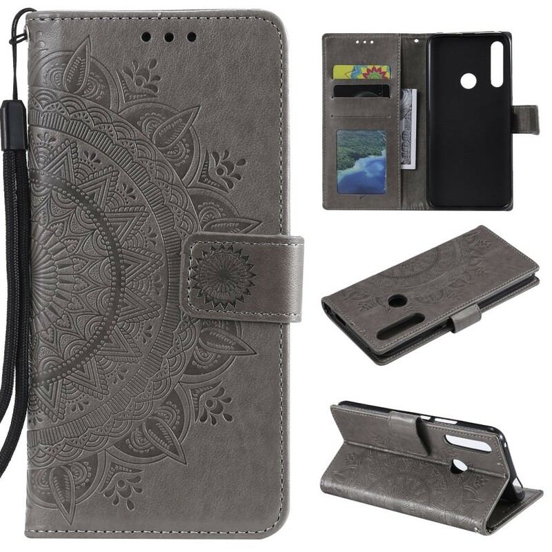 Capa Flip Para Huawei P Smart Z Mandala Do Sol