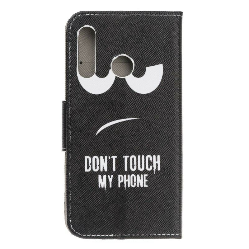 Capa Folio Para Huawei P Smart Z Não Toque No Meu Telefone