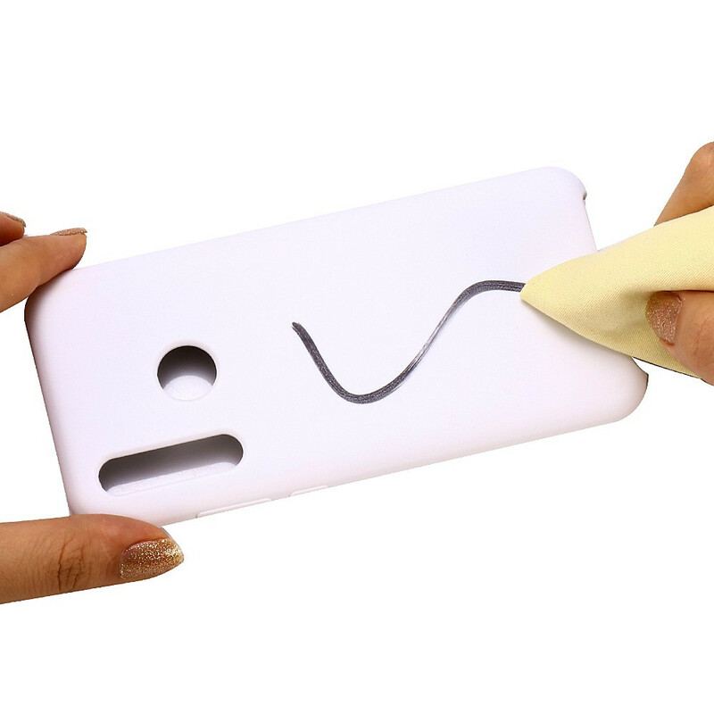 Capa Para Huawei P Smart Z Design De Silicone Líquido
