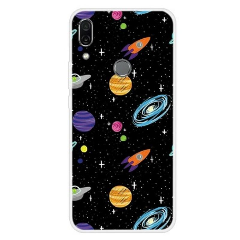 Capa Para Huawei P Smart Z Planeta Galáxia