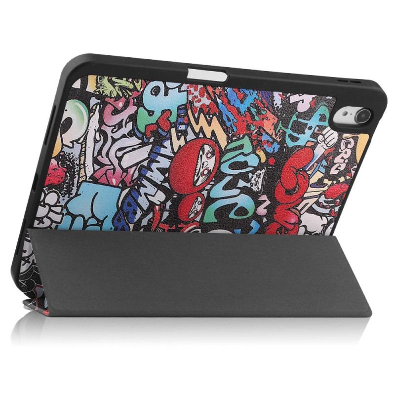 Capa De Celular Para iPad 10.9" (2022) Porta Caneta Graffiti