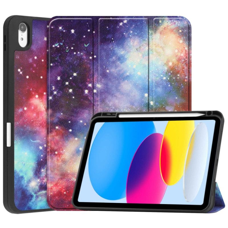 Capa De Celular Para iPad 10.9" (2022) Suporte Para Caneta Espacial