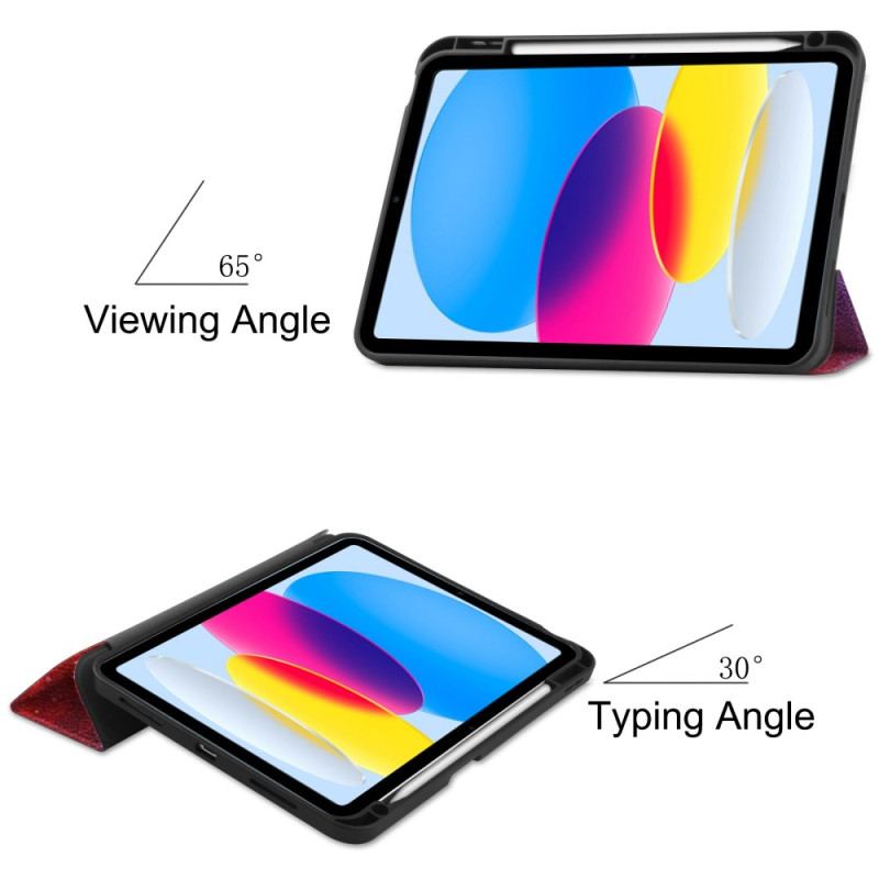 Capa De Celular Para iPad 10.9" (2022) Suporte Para Caneta Espacial