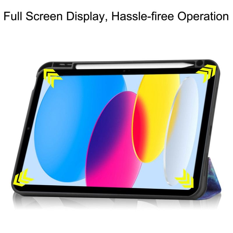 Capa De Celular Para iPad 10.9" (2022) Suporte Para Caneta Espacial