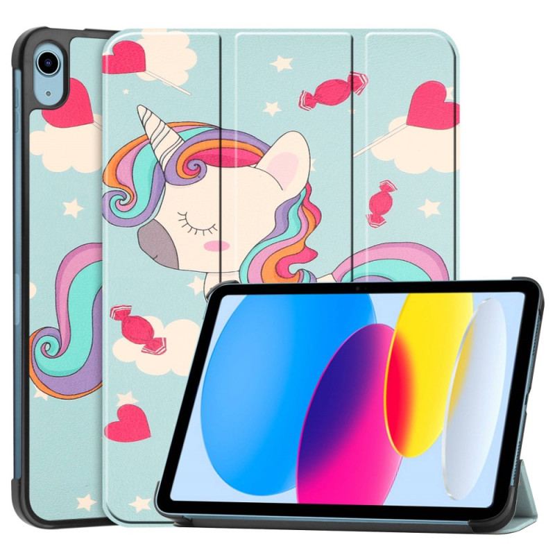 Capa De Celular Para iPad 10.9" (2022) Unicórnio Reforçado