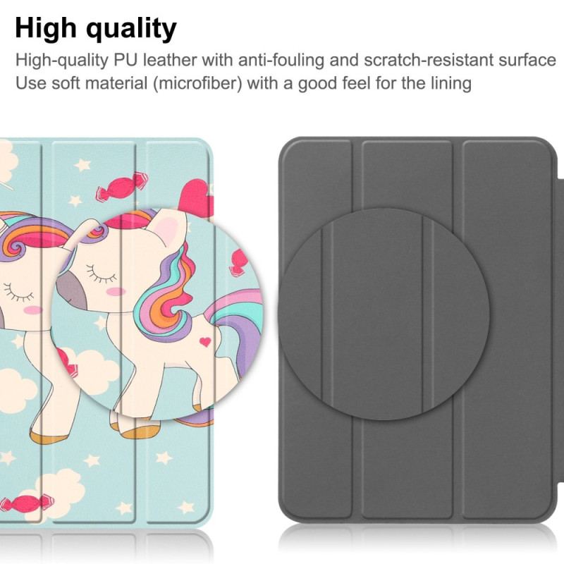 Capa De Celular Para iPad 10.9" (2022) Unicórnio Reforçado
