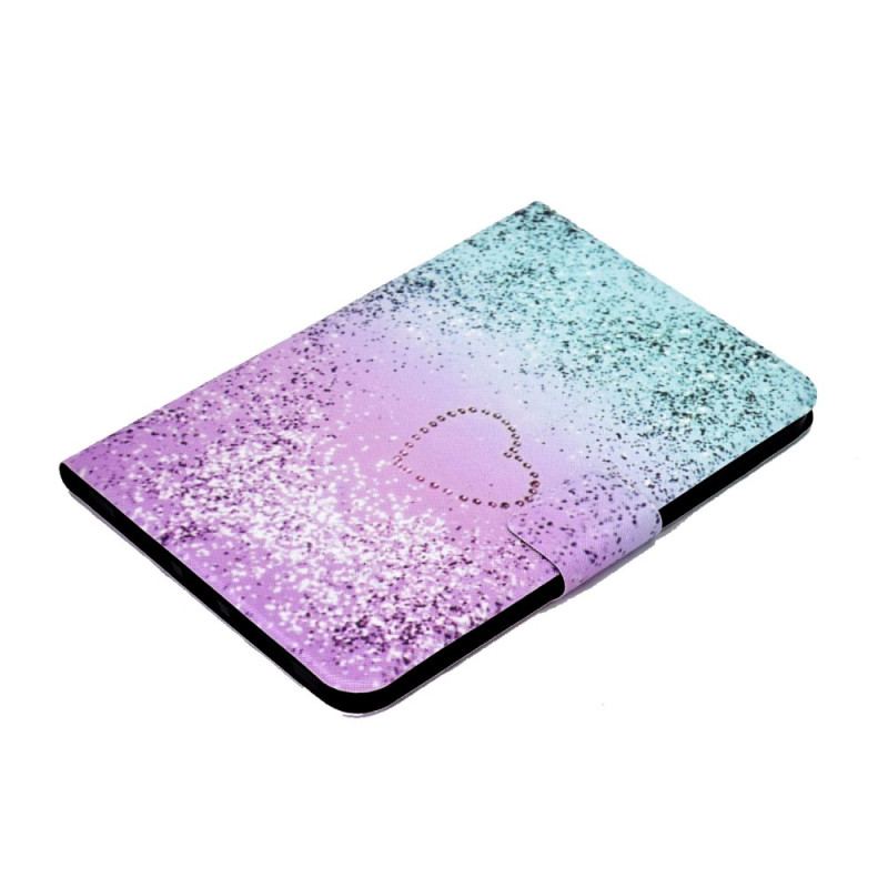 Capa De Couro Para iPad 10.9" (2022) Lantejoulas Brilhantes