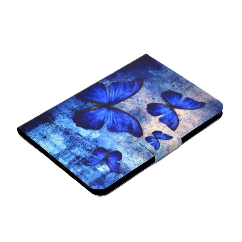 Capa Em Pele Para iPad 10.9" (2022) Fantásticas Borboletas