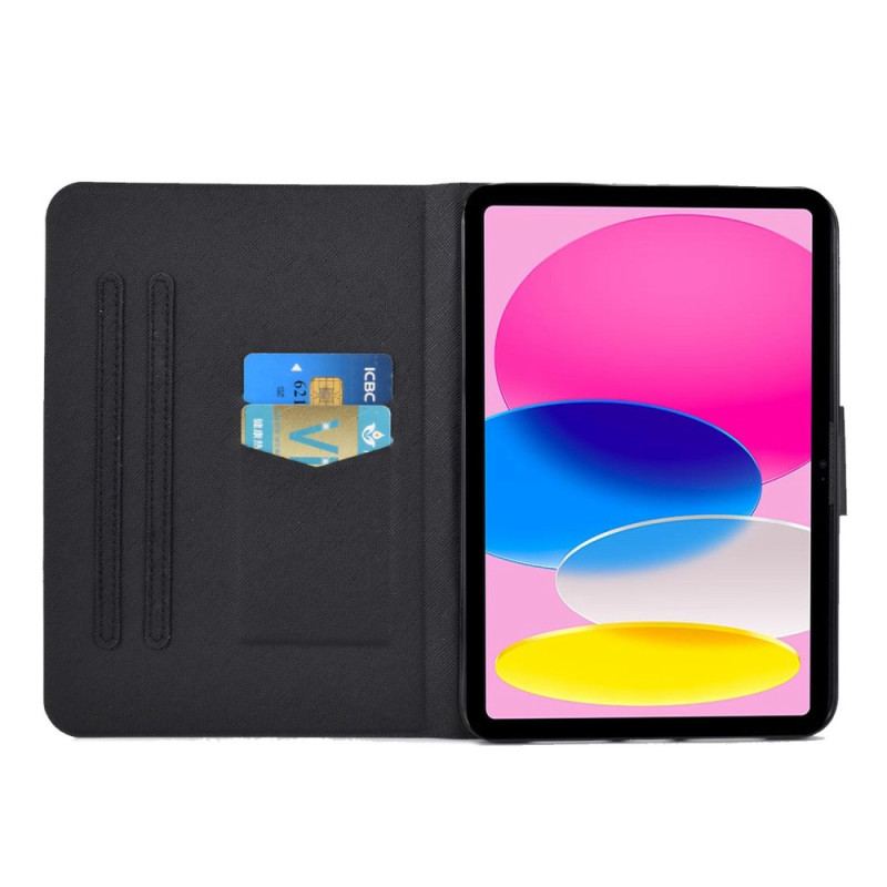 Capa Flip Para iPad 10.9" (2022) Caras Engraçadas