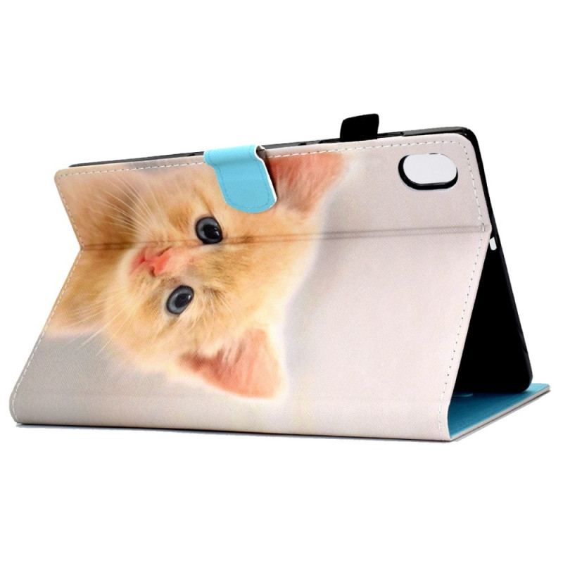 Capa Flip Para iPad 10.9" (2022) Gatinho Ruivo