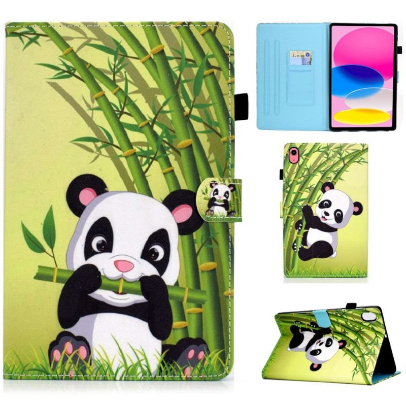 Capa Flip Para iPad 10.9" (2022) Panda Gourmet