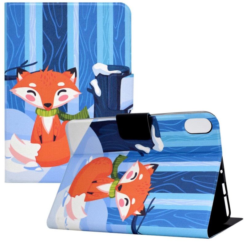 Capa Flip Para iPad 10.9" (2022) Raposa