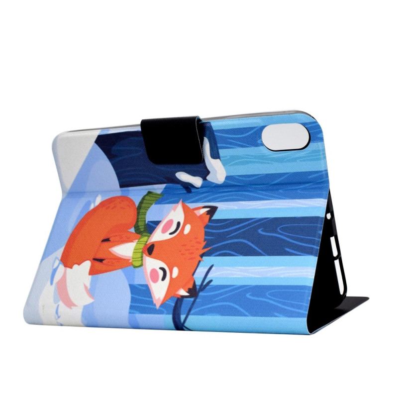 Capa Flip Para iPad 10.9" (2022) Raposa