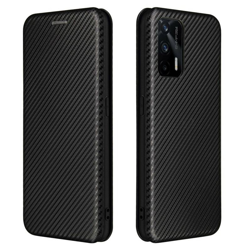 Capa De Celular Para Realme GT 5G Flip Silicone Carbono