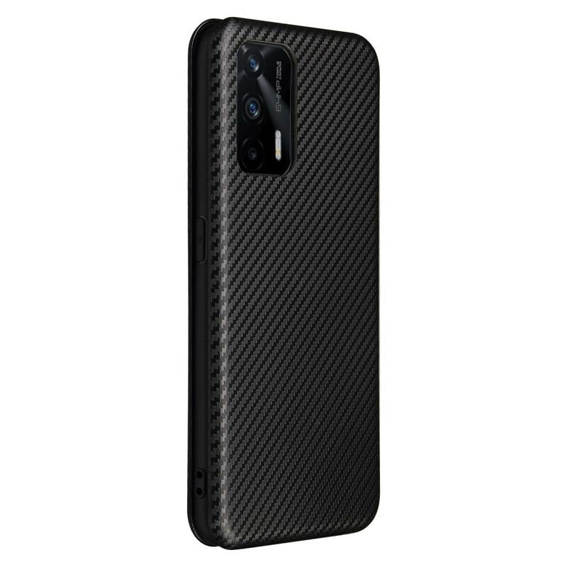 Capa De Celular Para Realme GT 5G Flip Silicone Carbono