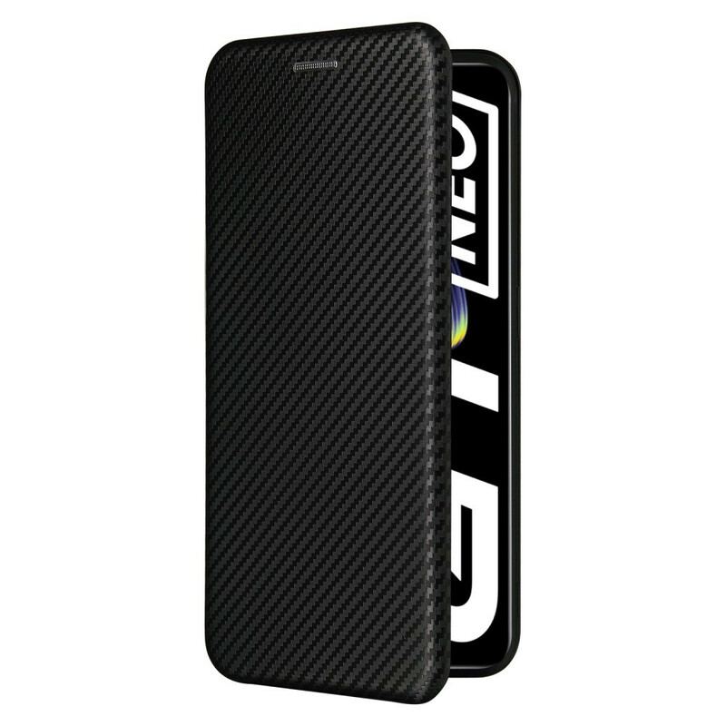 Capa De Celular Para Realme GT 5G Flip Silicone Carbono