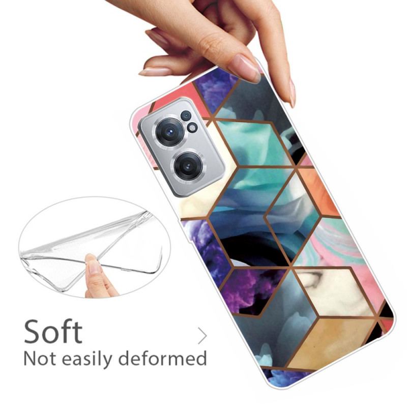 Capa De Celular Para OnePlus Nord CE 2 5G Azulejos E Texturas